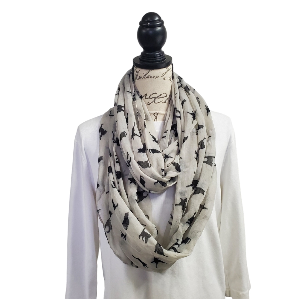 Chatties Cat Infinity Scarves Women's Bundle Of Two 100%Polyester One Size - Picture 10 of 16